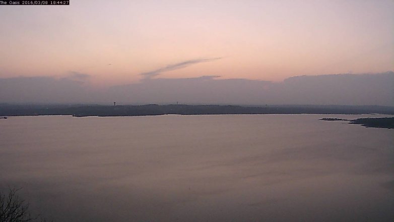 Lake Travis webcam, March 8, 2016 5:50 PM CT