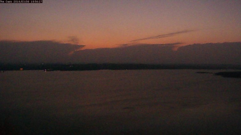 Lake Travis webcam, March 8, 2016 6:05 PM CT