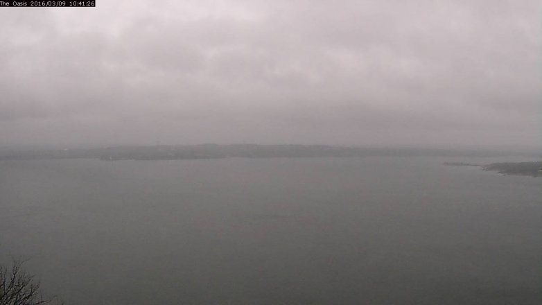 Lake Travis webcam, March 9, 2016 9:50 AM CT