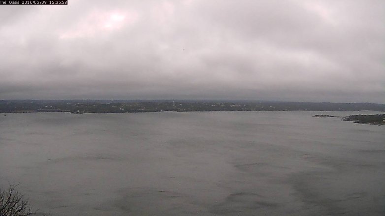 Lake Travis webcam, March 9, 2016 11:40 AM CT