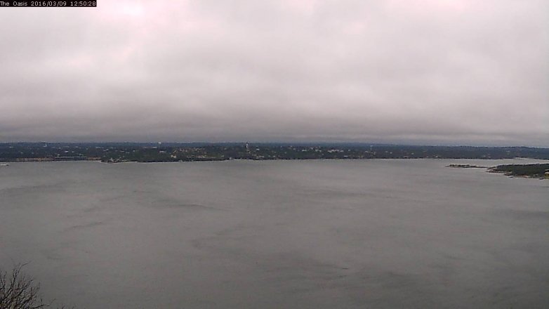 Lake Travis webcam, March 9, 2016 11:55 AM CT