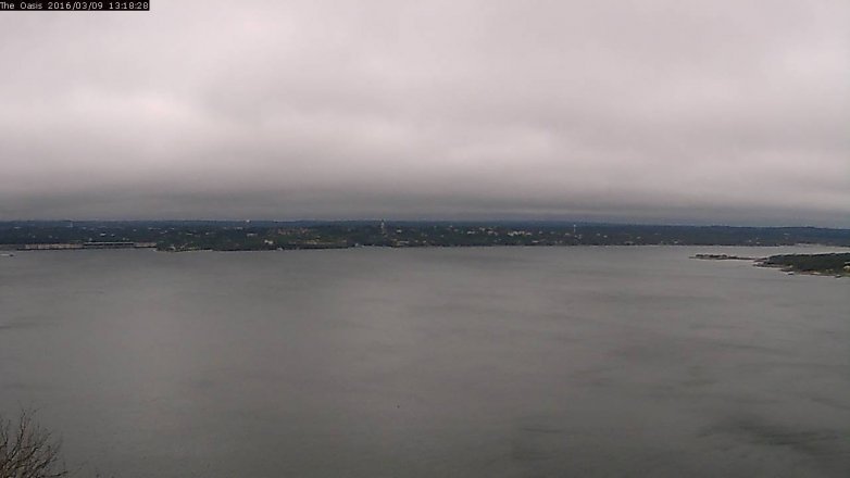 Lake Travis webcam, March 9, 2016 12:25 PM CT