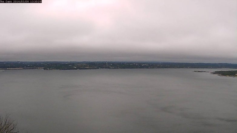 Lake Travis webcam, March 9, 2016 12:35 PM CT