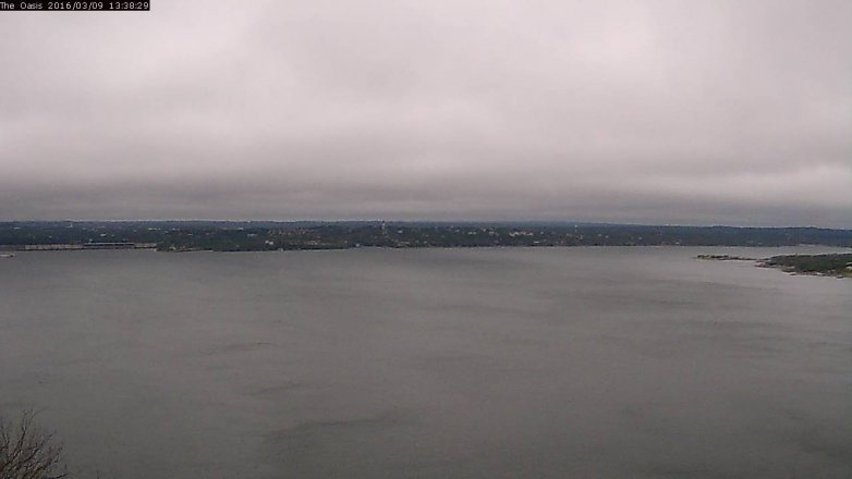 Lake Travis webcam, March 9, 2016 12:45 PM CT