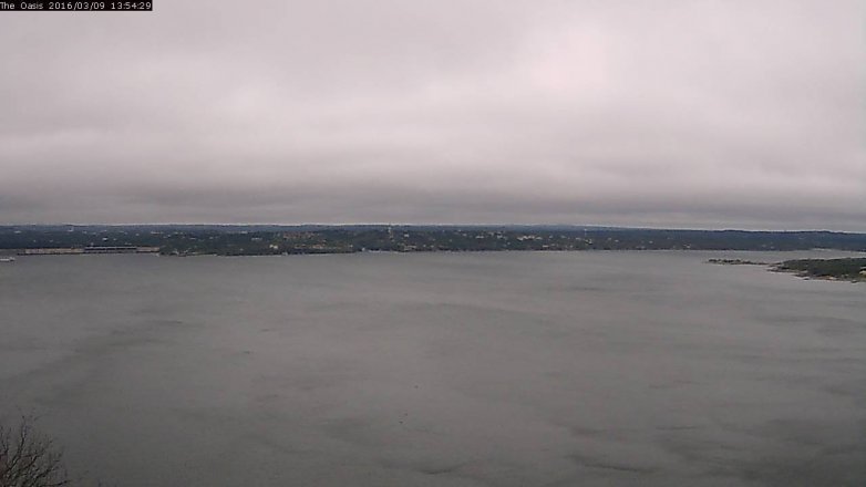 Lake Travis webcam, March 9, 2016 1:00 PM CT