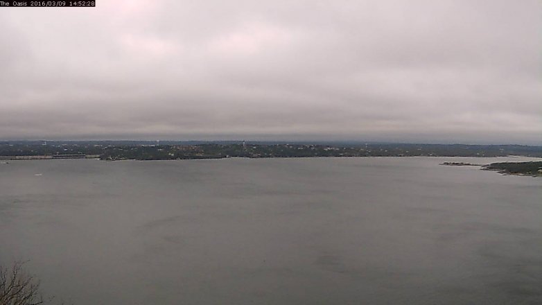 Lake Travis webcam, March 9, 2016 2:00 PM CT