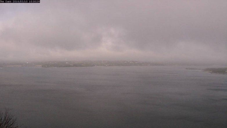 Lake Travis webcam, March 10, 2016 9:35 AM CT