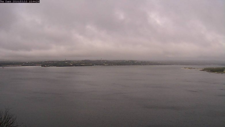 Lake Travis webcam, March 10, 2016 9:50 AM CT