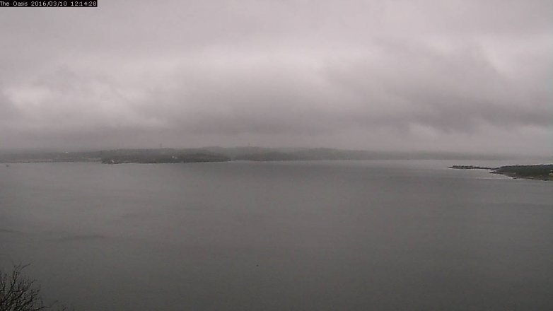 Lake Travis webcam, March 10, 2016 11:20 AM CT