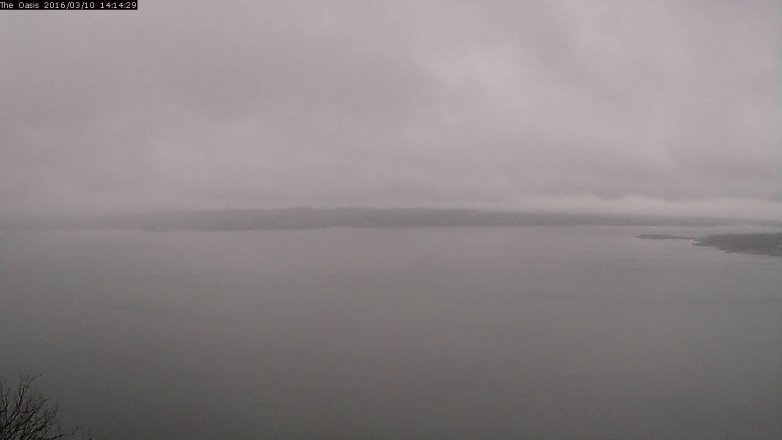 Lake Travis webcam, March 10, 2016 1:20 PM CT