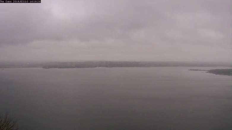 Lake Travis webcam, March 10, 2016 3:25 PM CT