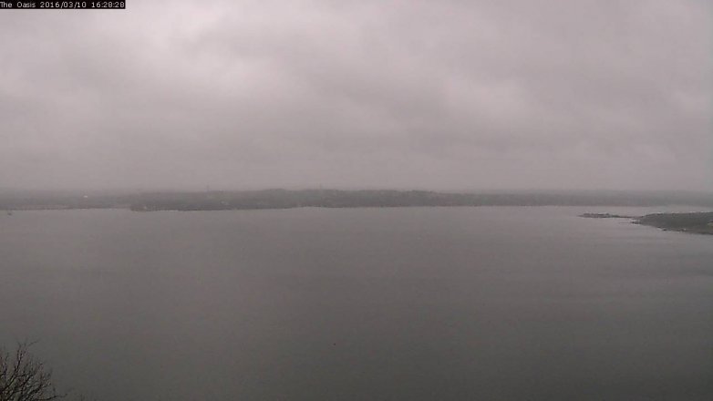Lake Travis webcam, March 10, 2016 3:35 PM CT
