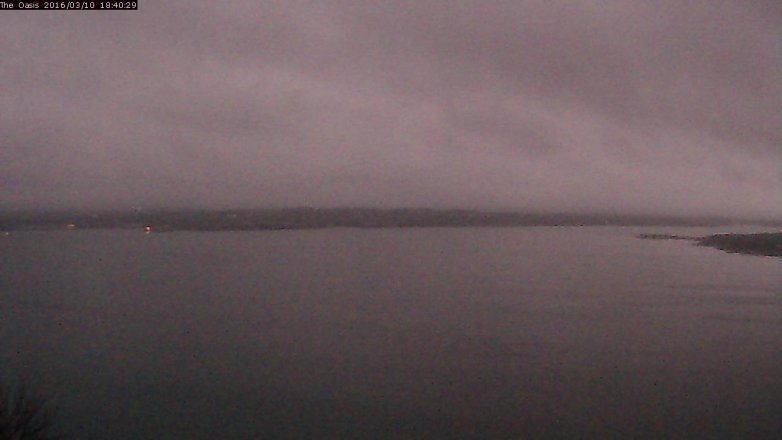 Lake Travis webcam, March 10, 2016 5:45 PM CT