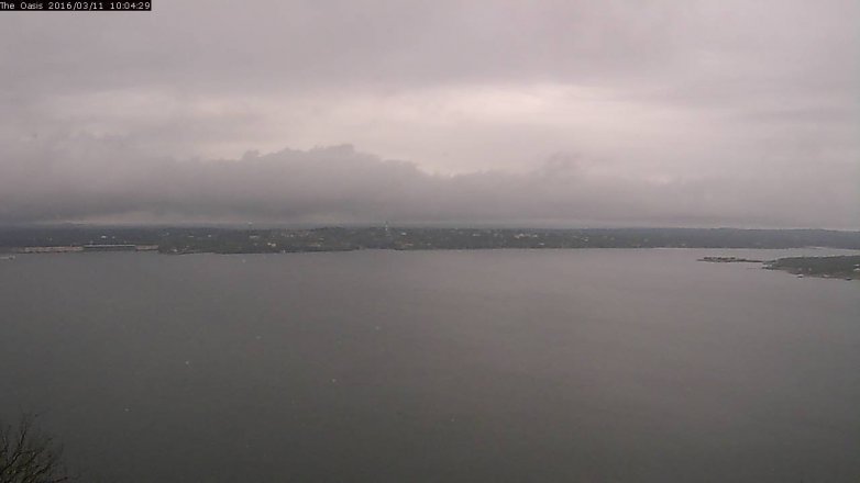 Lake Travis webcam, March 11, 2016 9:10 AM CT