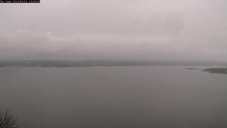 Lake Travis webcam, March 11, 2016 9:15 AM CT