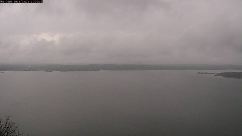 Lake Travis webcam, March 11, 2016 9:40 AM CT