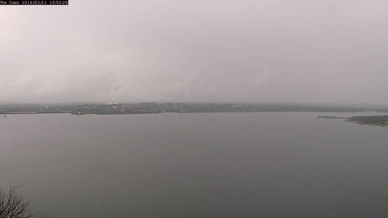 Lake Travis webcam, March 11, 2016 10:00 AM CT