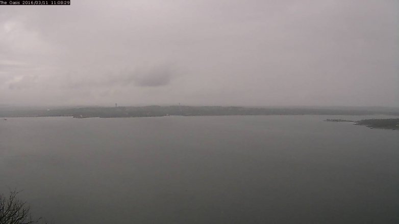 Lake Travis webcam, March 11, 2016 10:15 AM CT