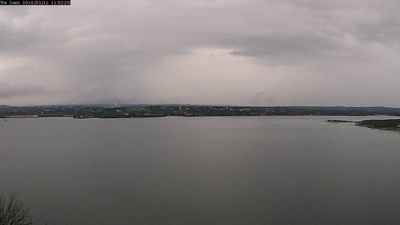 Lake Travis webcam, March 11, 2016 11:00 AM CT