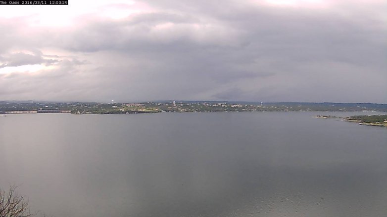 Lake Travis webcam, March 11, 2016 11:05 AM CT