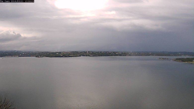Lake Travis webcam, March 11, 2016 11:15 AM CT