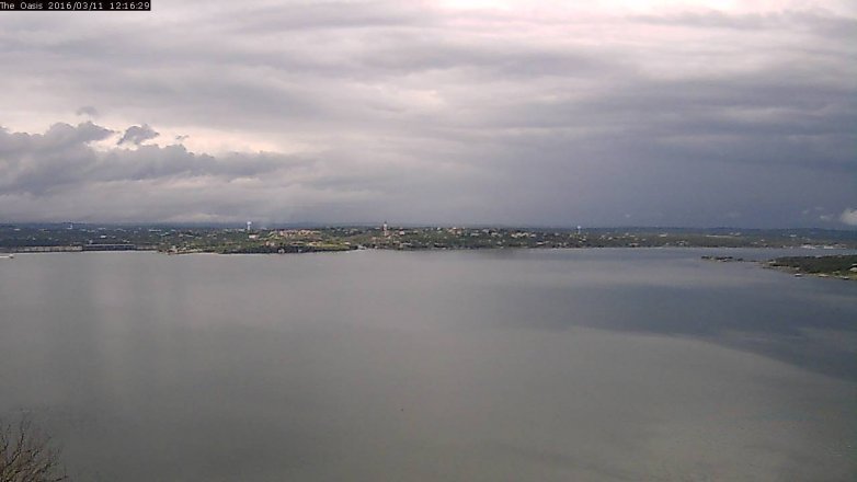 Lake Travis webcam, March 11, 2016 11:25 AM CT