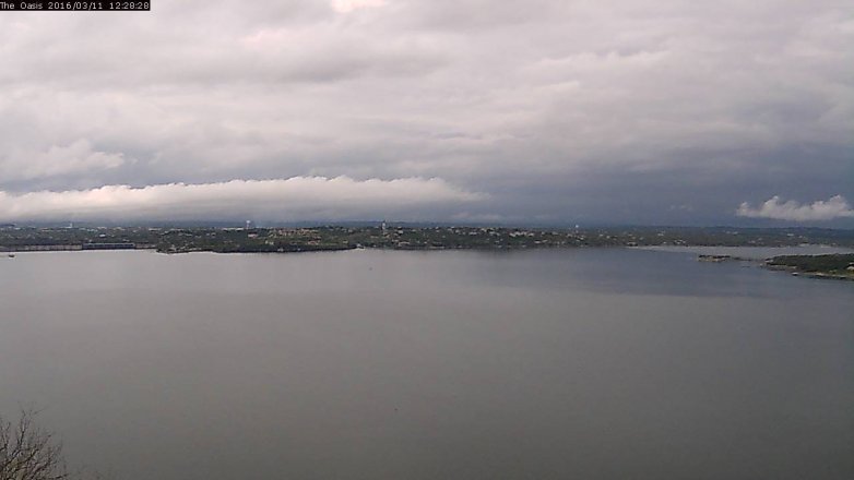 Lake Travis webcam, March 11, 2016 11:35 AM CT