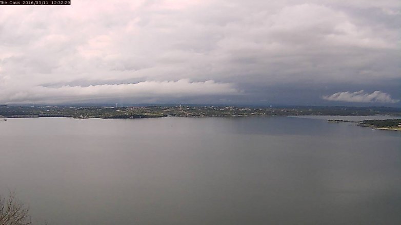 Lake Travis webcam, March 11, 2016 11:40 AM CT