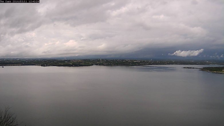 Lake Travis webcam, March 11, 2016 11:45 AM CT