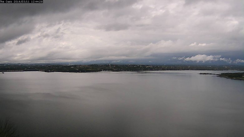 Lake Travis webcam, March 11, 2016 11:50 AM CT