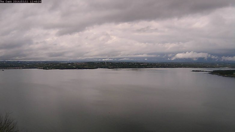 Lake Travis webcam, March 11, 2016 11:55 AM CT