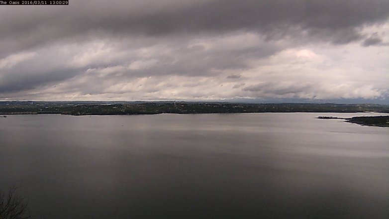 Lake Travis webcam, March 11, 2016 12:05 PM CT