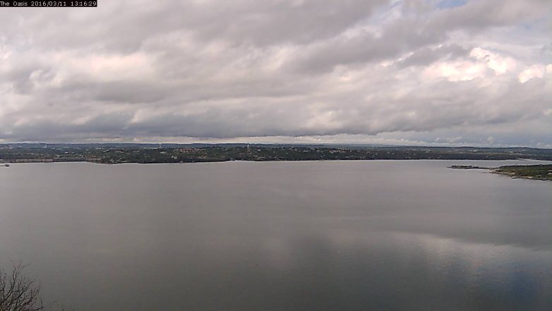 Lake Travis webcam, March 11, 2016 12:20 PM CT