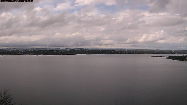 Lake Travis webcam, March 11, 2016 12:30 PM CT