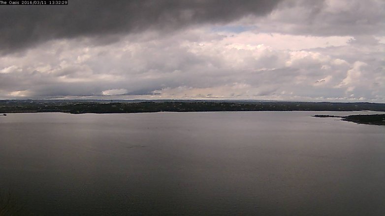 Lake Travis webcam, March 11, 2016 12:40 PM CT