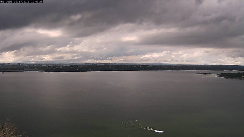 Lake Travis webcam, March 11, 2016 12:45 PM CT