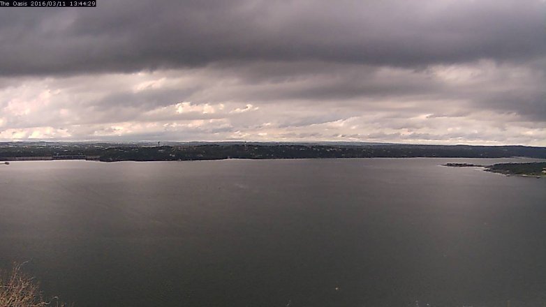 Lake Travis webcam, March 11, 2016 12:50 PM CT