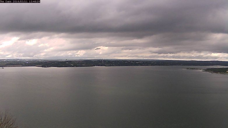 Lake Travis webcam, March 11, 2016 12:55 PM CT