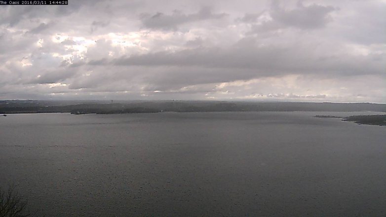 Lake Travis webcam, March 11, 2016 1:50 PM CT