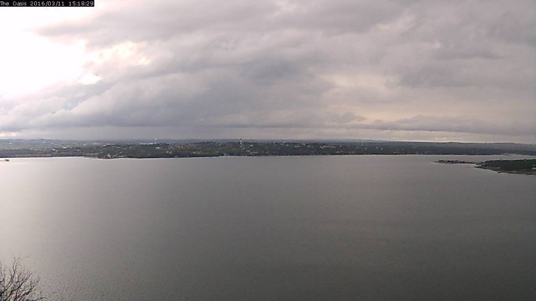 Lake Travis webcam, March 11, 2016 2:25 PM CT