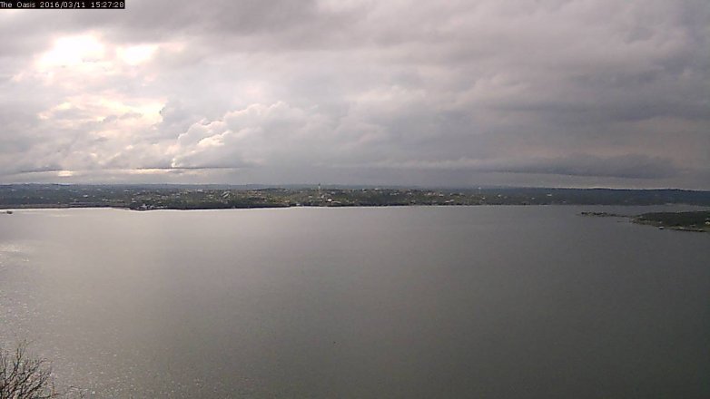 Lake Travis webcam, March 11, 2016 2:35 PM CT