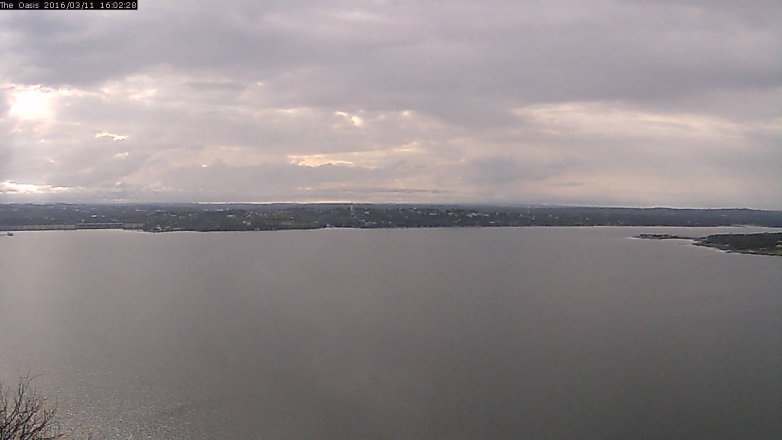 Lake Travis webcam, March 11, 2016 3:10 PM CT