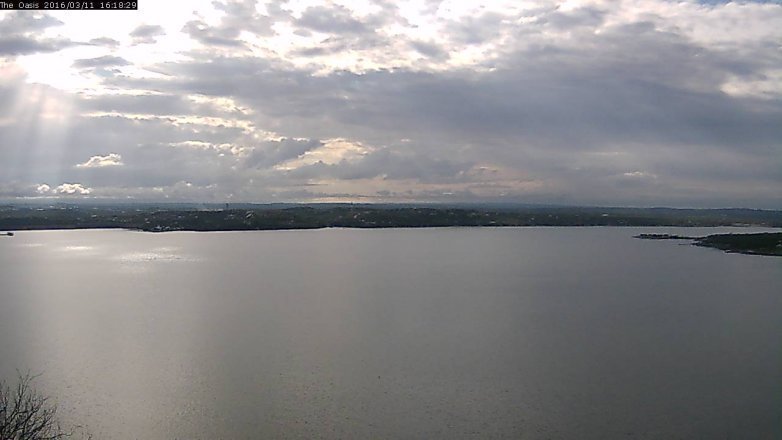 Lake Travis webcam, March 11, 2016 3:25 PM CT