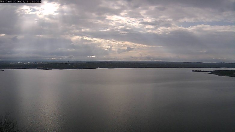 Lake Travis webcam, March 11, 2016 3:35 PM CT