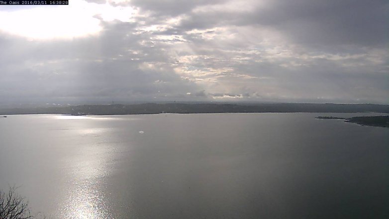Lake Travis webcam, March 11, 2016 3:45 PM CT