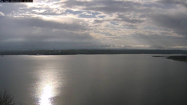 Lake Travis webcam, March 11, 2016 3:50 PM CT