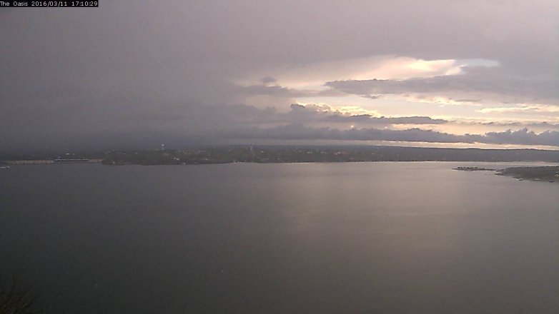 Lake Travis webcam, March 11, 2016 4:15 PM CT