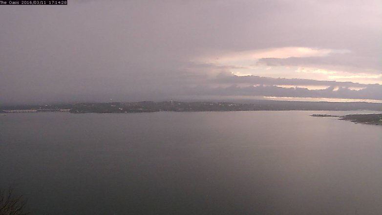 Lake Travis webcam, March 11, 2016 4:20 PM CT