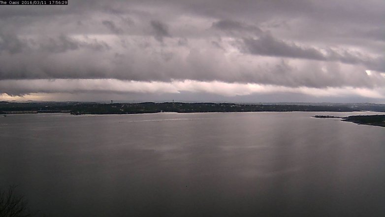 Lake Travis webcam, March 11, 2016 5:00 PM CT