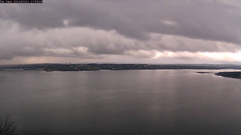 Lake Travis webcam, March 11, 2016 5:05 PM CT